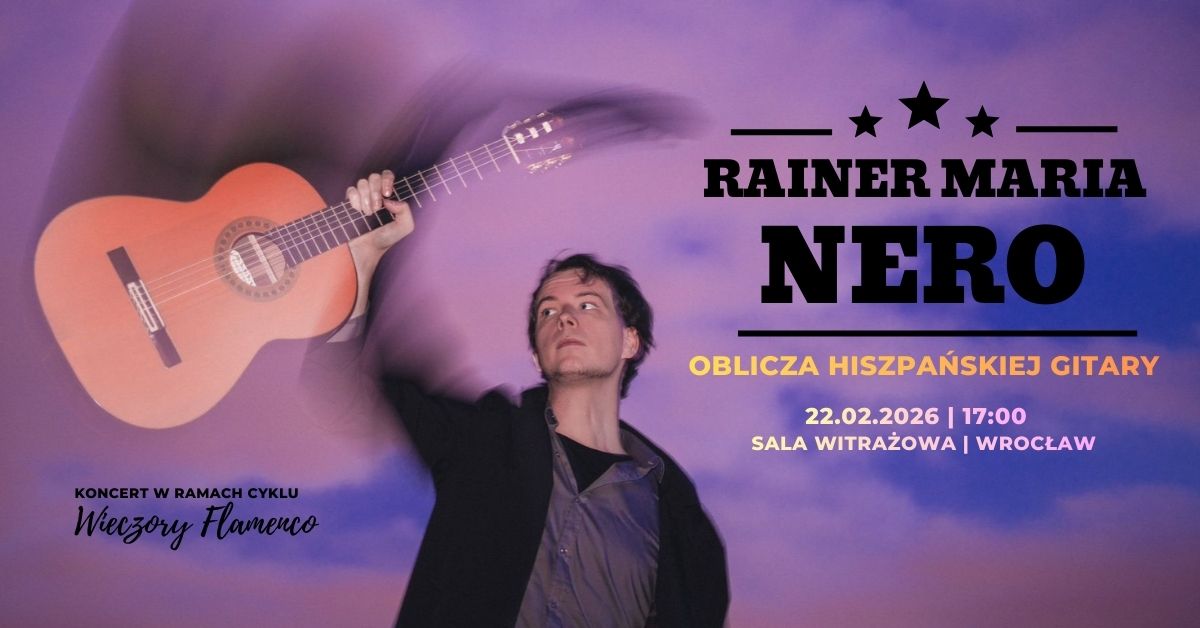 Flamenco spotyka jazz i klasykę. Austriacki wirtuoz gitary zagra w Sali Witrażowej