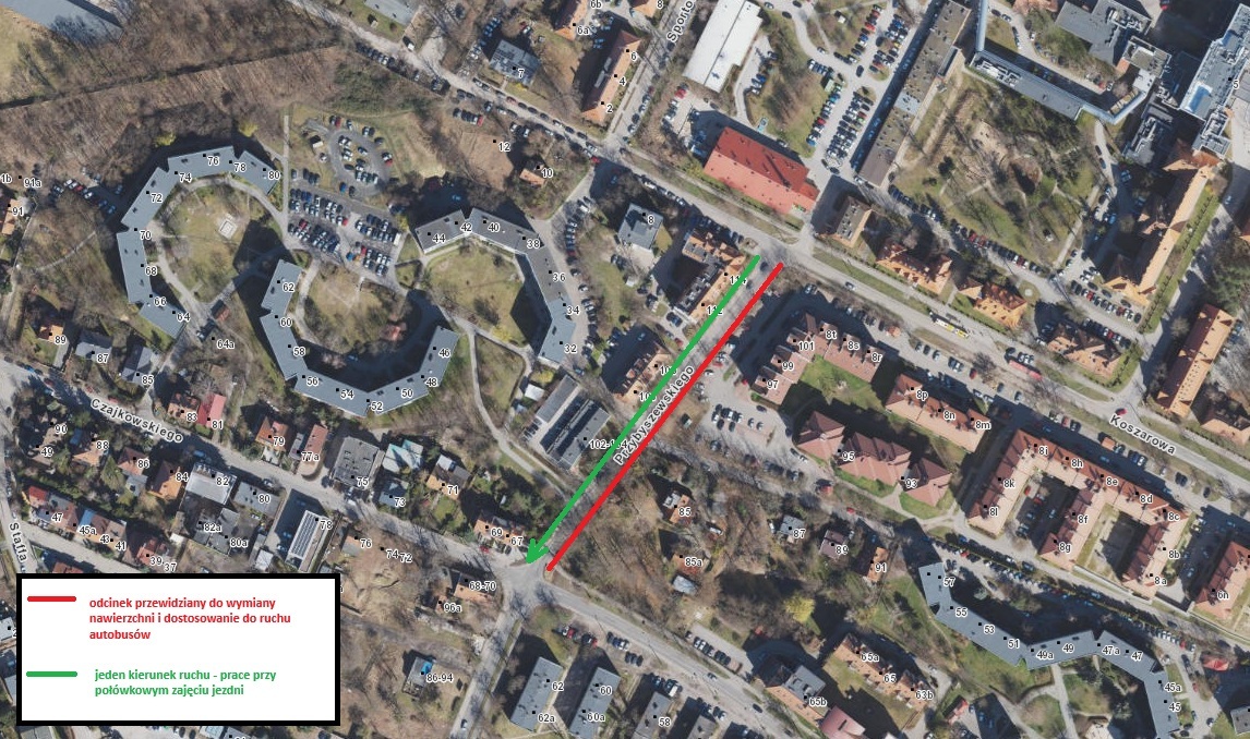 Pożegnamy łaty na Przybyszewskiego. Miesiąc utrudnień dla kierowców na Karłowicach